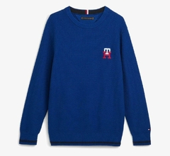 Sweater Tommy Hilfiger Azul - TH776 - Tamanho 4 - 5 anos