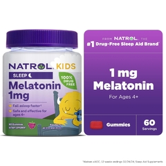 Melatonina Kids para criancas 60 Gummies NATROL