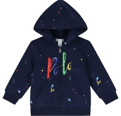 Conjunto Moletom Fleece Ralph Lauren Azul Marinho - RL0678 - Tamanho 12 meses - comprar online