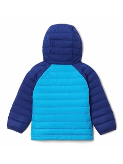 Jaqueta Puffer Infantil Columbia - Azul Marinho/Azul Clarinho - Tamanho 10 - 12 anos na internet