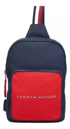 Mochilinha Tommy Hilfiger Azul Marinho/Vermelho