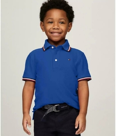 Camiseta Polo Tommy Hilfiger Azul - TH7713 - Tamanho 2 - 3 anos