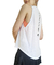 Musculosa Deportiva Melody Blanca Print Negro