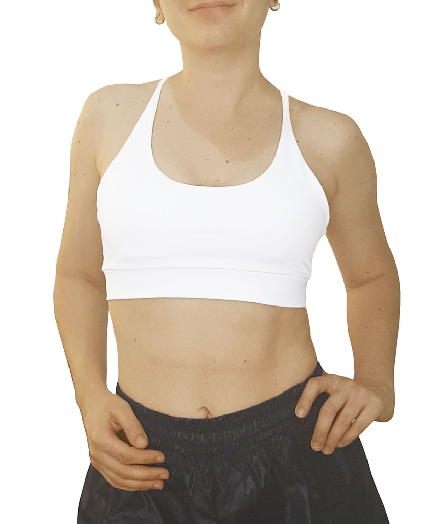 Top blanco deportivo cheap