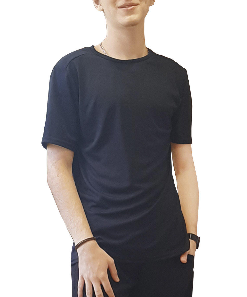 Remera deportiva Hombre Negro - Oxwa - activewear