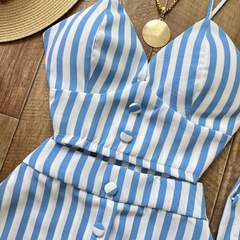 Conjunto Shorts Cropped e Kimono Duna - comprar online