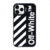 Funda OFF WHITE - blanco y negro