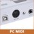 MIDIPLUS X2 mini Teclado Controlador 25 teclas sensitivas semipesadas
