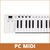 MIDIPLUS X6 mini Teclado Controlador 61 teclas sensitivas semipesadas - tienda online
