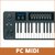 MIDIPLUS BK492 TECLADO MIDI USB 4 OCTAVAS SENSITIVO LCD - PC MIDI Center