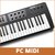 MIDIPLUS BK492 TECLADO MIDI USB 4 OCTAVAS SENSITIVO LCD en internet