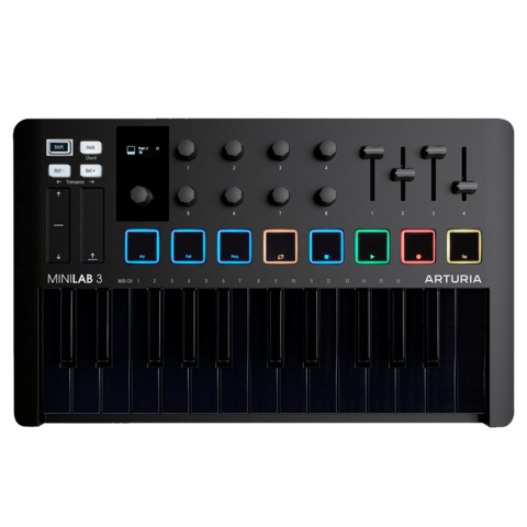 Arturia MiniLab 3 Deep Black Edition Controlador MIDI 25 Teclas