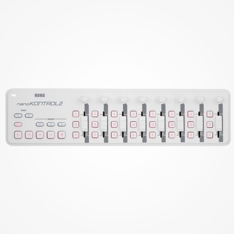 KORG NANOKONTROL 2 SUPERFICIE DE CONTROL MIDI USB BLANCO