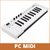 MIDIPLUS X2 mini Teclado Controlador 25 teclas sensitivas semipesadas - tienda online