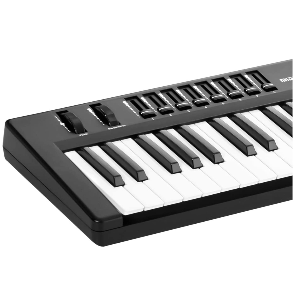 ORIGIN 62 TECLADO MUSICAL MIDI USB 5 OCTAVAS PADS FADERS Y KNOBS