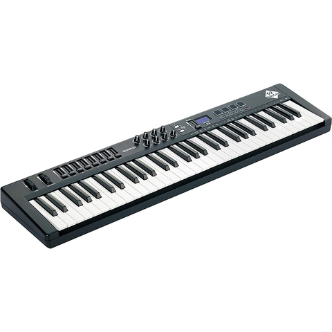 ORIGIN 62 TECLADO MUSICAL MIDI USB 5 OCTAVAS PADS FADERS Y KNOBS