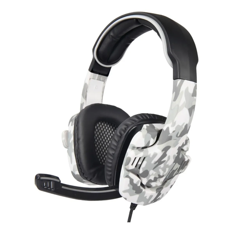 Auricular Gamer Sades Sa 708 Gt Camuflado Gris