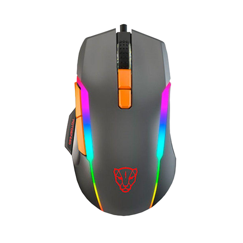 Mouse Gamer Motospeed V90 Gray Rgb