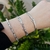 Bracelete Fé Espelhado Banho Ródio Branco - comprar online