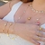 Bracelete Estrela Cravejada Microzircônias Brancas Banho Ouro 18k na internet