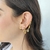 Ear Cuff Ponto de Luz, Corrente e Piercing Banho Ouro 18k - comprar online