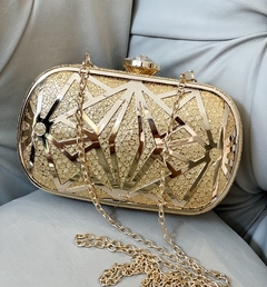 Cartera rígida gold - Florencia Casarsa