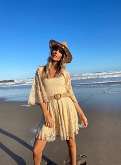 Vestido Sand Vison puntilla - Florencia Casarsa
