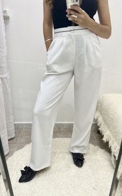 Pantalón sastre cintura combinada - Florencia Casarsa