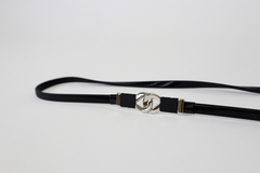 Cinturon elastico negro con hebilla en internet