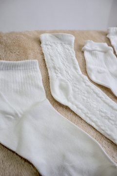 Pack x5 pares de medias de algodón textura cute - Florencia Casarsa