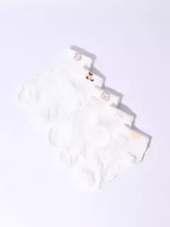 Pack x5 pares de medias de algodón textura cute - comprar online