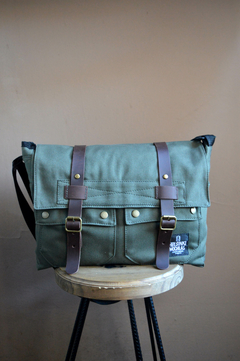 Imagen de Helsinki - Morral de Gabardina - Verde Seco