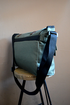 Helsinki - Morral de Gabardina - Verde Seco - comprar online