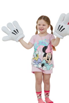 Disney Pijama Nena 2 Piezas Remera y Short "Minnie Mouse"