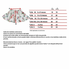 Pollera Beba Nena "Bianca" - comprar online