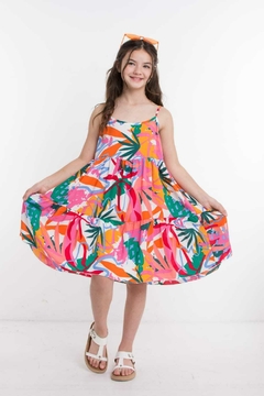 Vestido Nena Solero Poplin "Multicolor" - SunnyDreams
