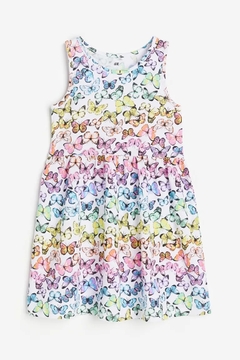 Vestido Nena Estampado Mariposas Multicolores - comprar online