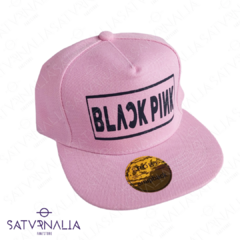 Gorra plana rosa Blackpink