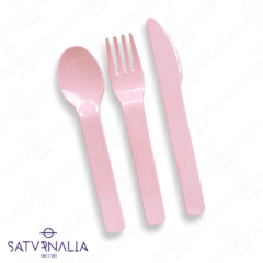 Set de cubiertos pastel - Saturnalia