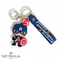 Llavero chibi Capitán América - Marvel