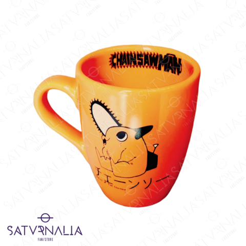 Taza Pochita naranja - Chainsaw Man