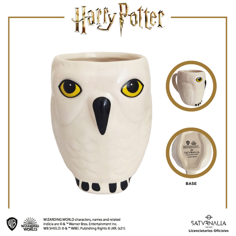 Taza 3D Hedwig - HARRY POTTER OFICIAL