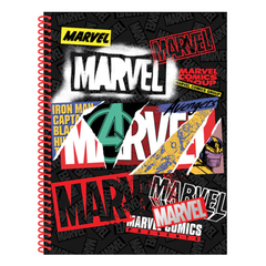 Cuaderno universitario rayado Marvel Collage