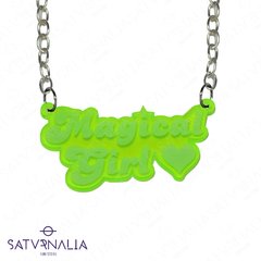 Collar Magical Girl en verde