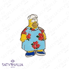 Pin Homero King-Size con boina - Los Simpsons