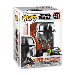 Funko POP - The Mandalorian with Dark Sable 491