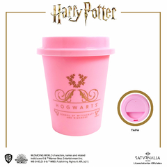Vaso de café pastel mini Hogwarts rosa - HARRY POTTER OFICIAL