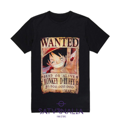 Remera Wanted - One Piece