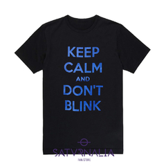 Remera Don't Blink - Doctor Who