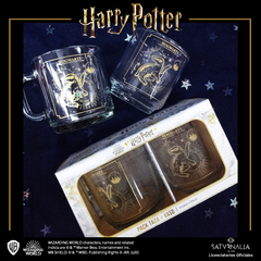 Pack taza + vaso Hufflepuff Celestial Gold - HARRY POTTER™ OFICIAL - comprar online
